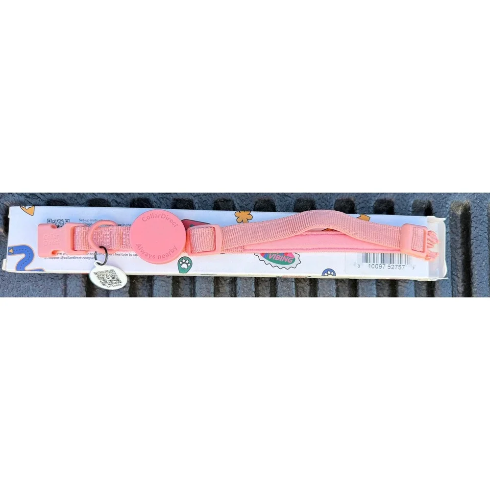 CollarDirect Pink AirTag Dog Collar, Size Small
